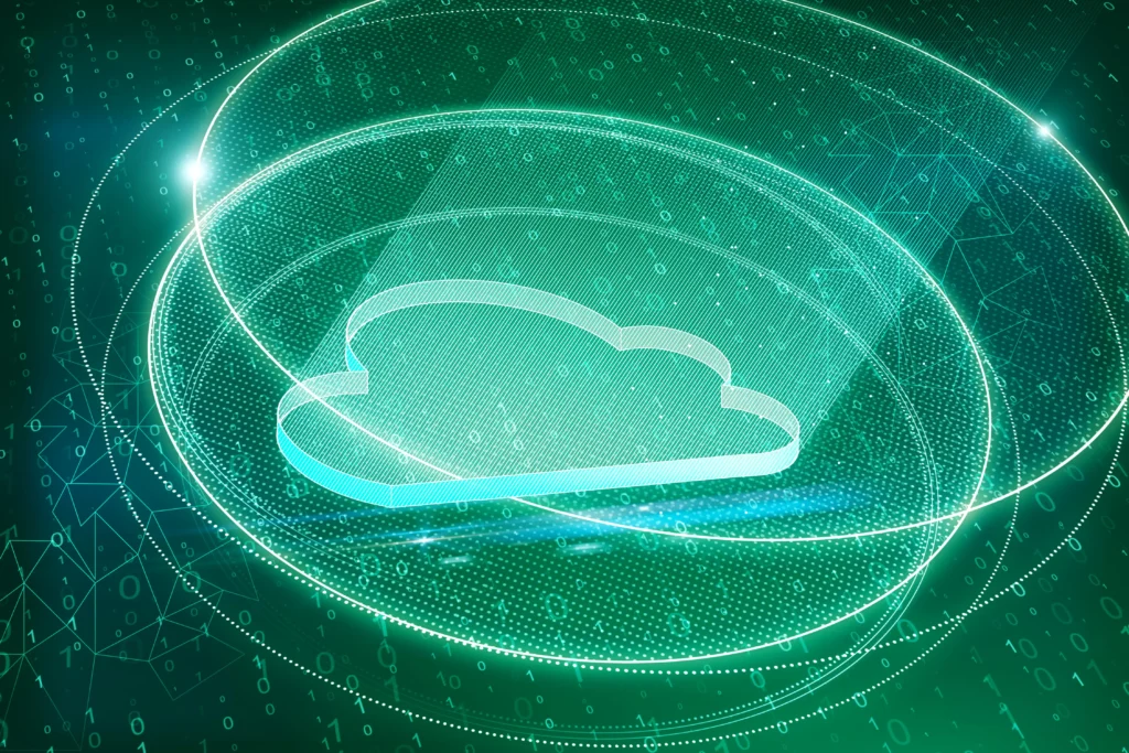Cloud security infrastructure illustration for CSPM